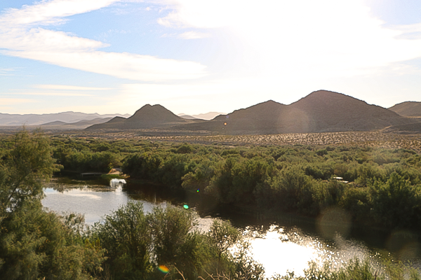 mojave desert, river